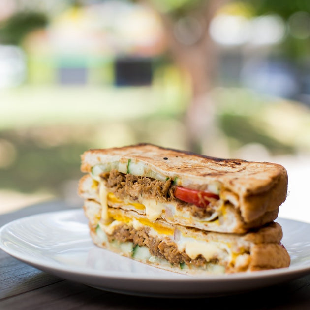 PULLED PORK GRILLED CHEESE SANDWICHES – Kalorik