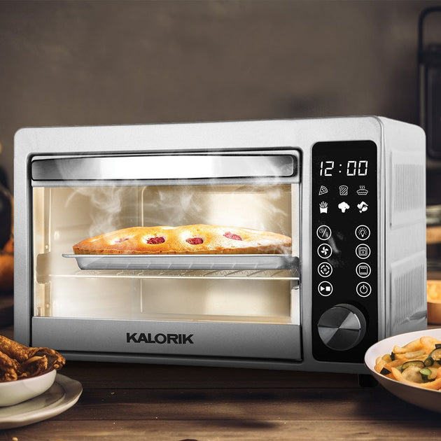 Kalorik® 22 Quart Touchscreen Air Fryer Toaster Oven, Stainless Steel