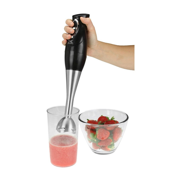 Continental Electric Single Speed Black Immersion Hand Blender