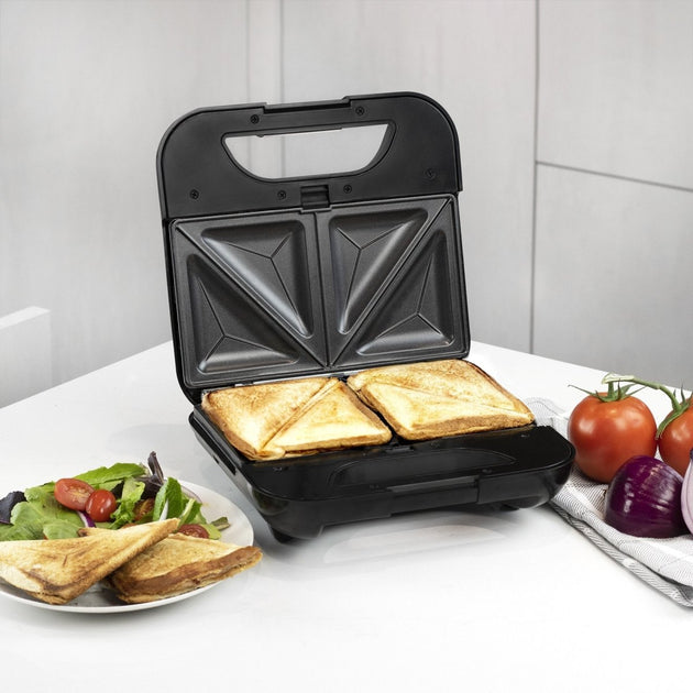 Sandwich Maker, 2-Serve, Non-Stick, Black - Continental