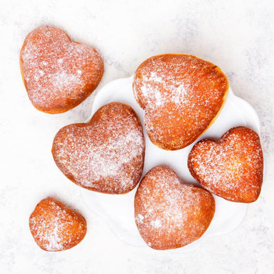 Heart-Shaped Donut Holes