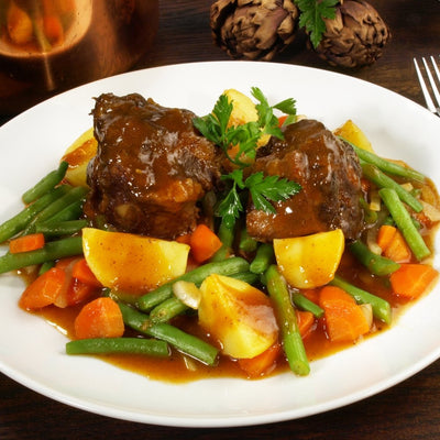RED WINE BRAISED OXTAILS