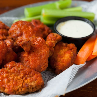 SMART BUFFALO WINGS with HOMEMADE RANCH