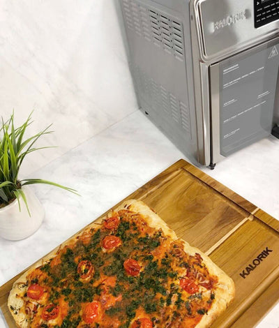 Tomato Basil Focaccia Cheese Pizza in the Air Fryer