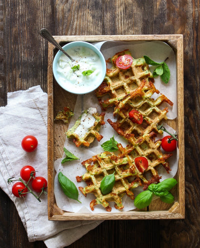 ZUCCHINI WAFFLES