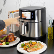 Kalorik® VIVID 7 Quart Full Color Display Air Fryer, Stainless Steel