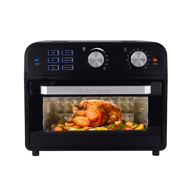 Kalorik 22 Quart Digital Air Fryer Toaster Oven, Black