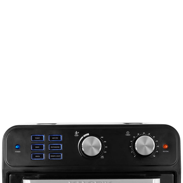 Kalorik 22 Quart Digital Air Fryer Toaster Oven, Black