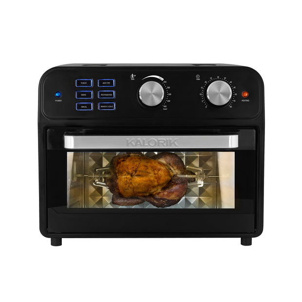 Kalorik 22 Quart Digital Air Fryer Toaster Oven, Black