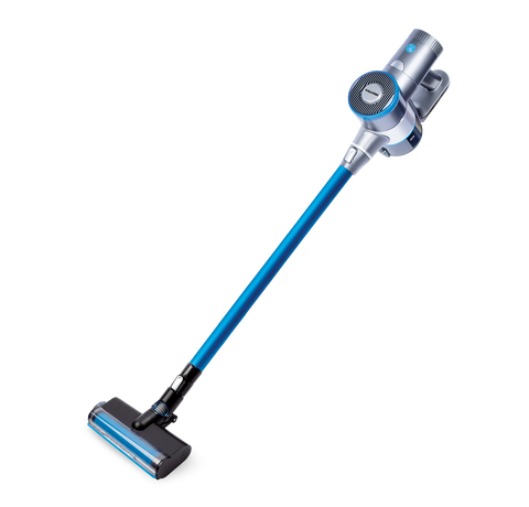 Kalorik® Home 2-in-1 Cordless Cyclone Vacuum Cleaner, Blue and Silver