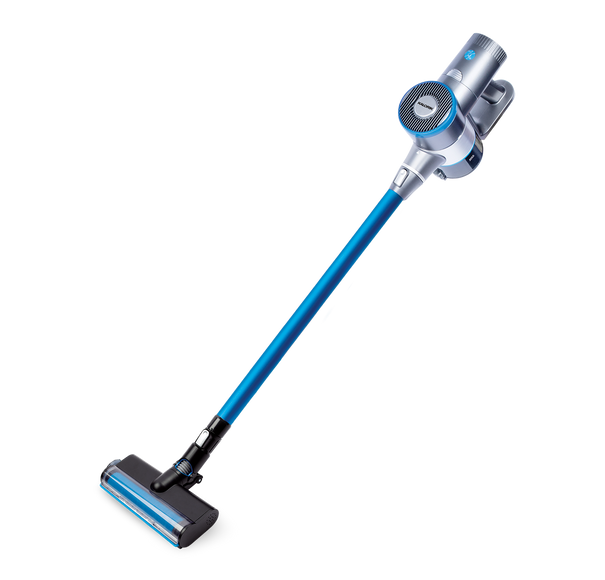 Kalorik® Home 2-in-1 Cordless Cyclone Vacuum Cleaner, Blue and Silver