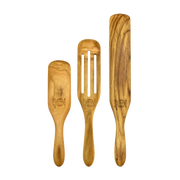 Mad Hungry Original 3-Piece Teak Wood Spurtle Set