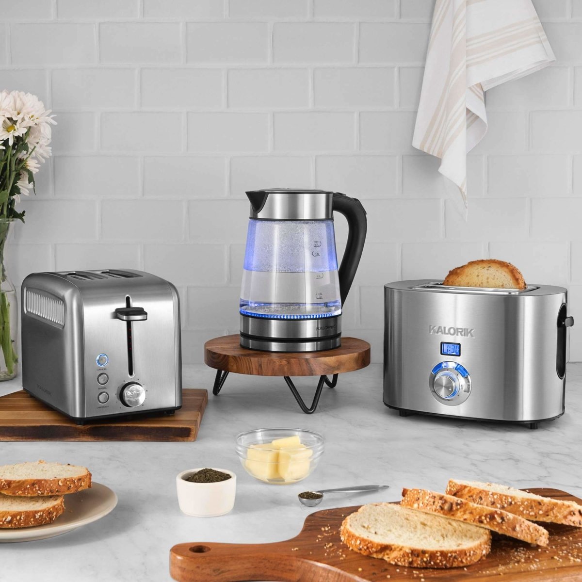 Kalorik®1.7 Liter Digital Temperature Variable Rapid Boil Electric Ket