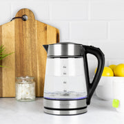 Kalorik 1.7 Liter Rapid Boil Digital Electric Kettle, Stainless Steel