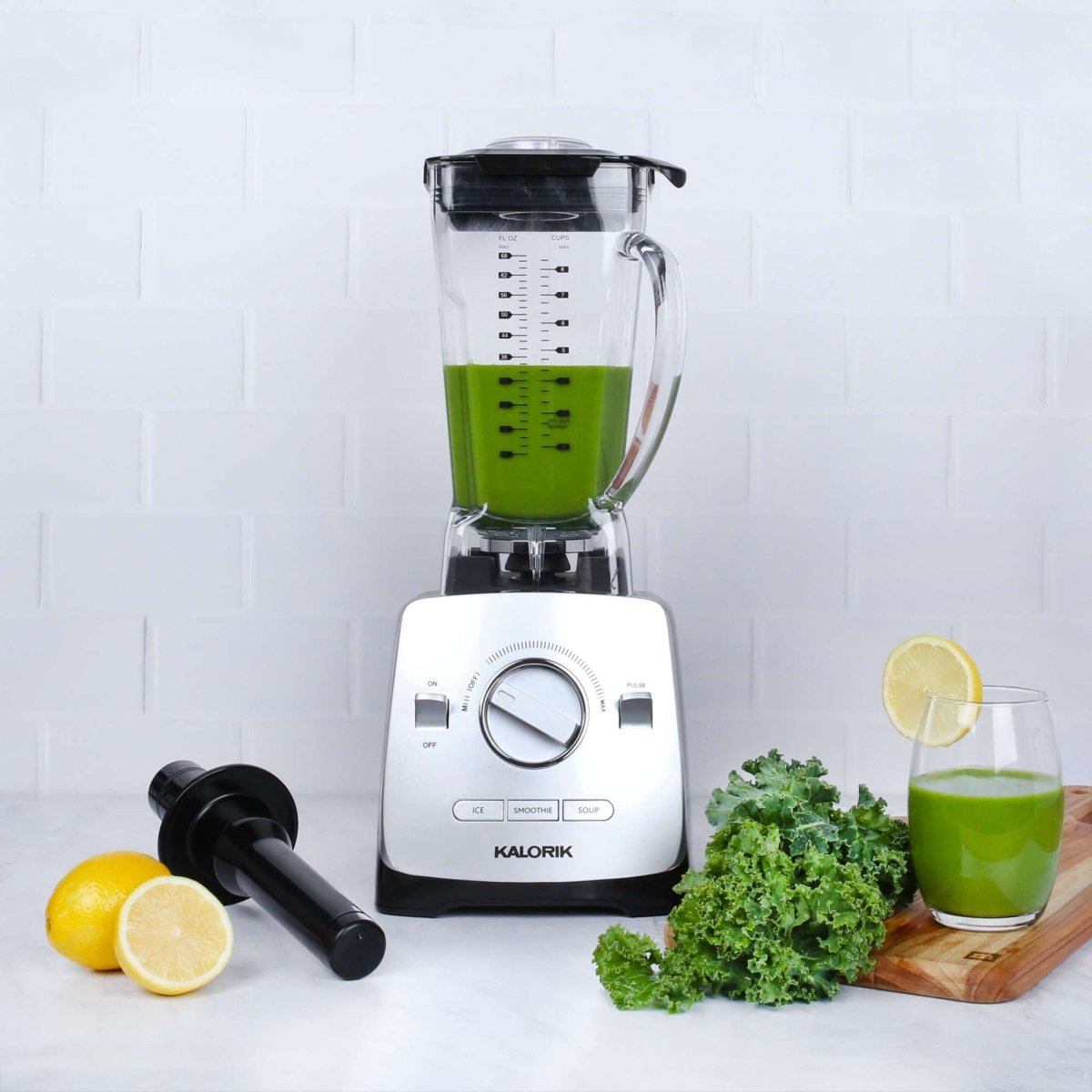 Kalorik® 1800W High-Powered Blender, Silver