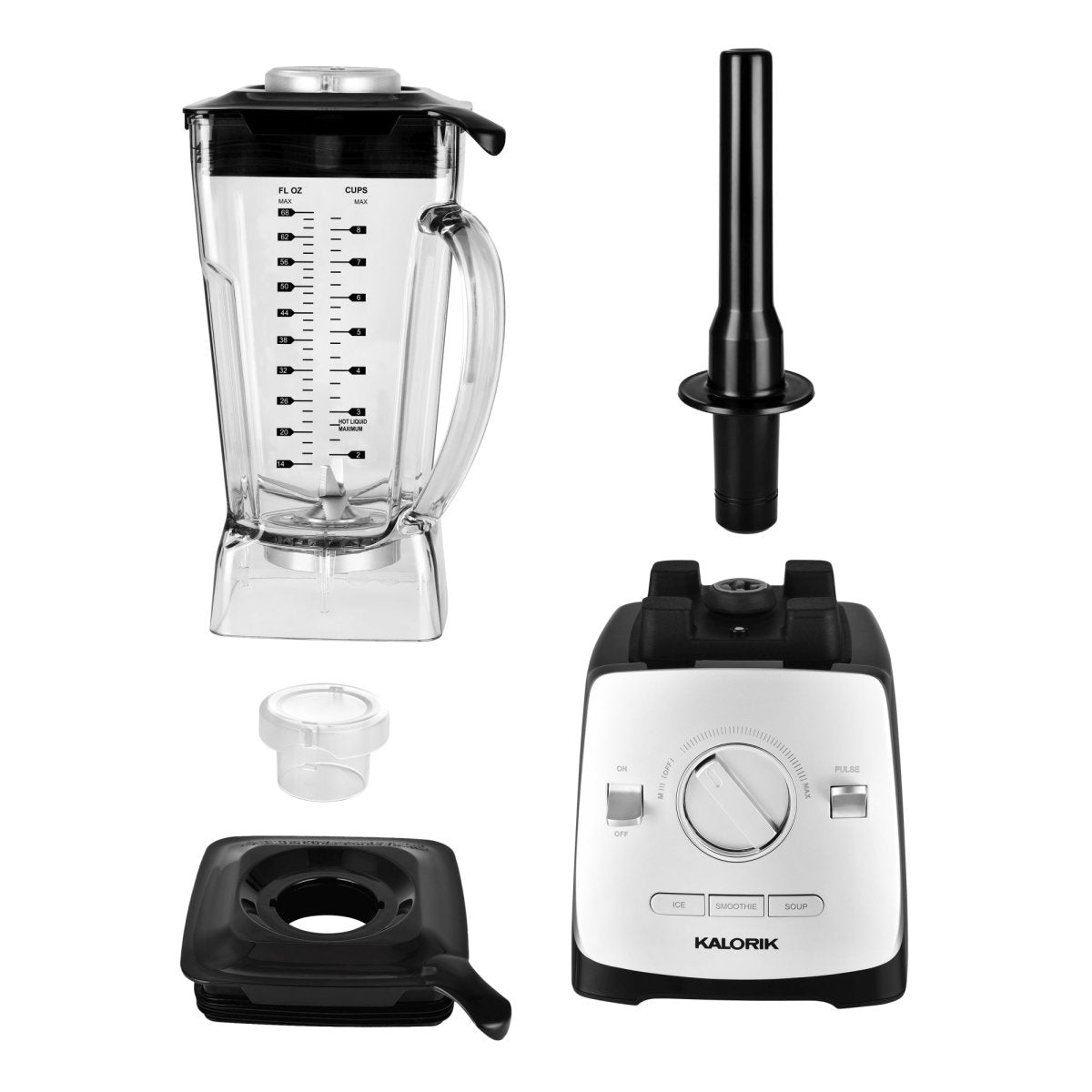 Kalorik®1800W HighPowered Blender, Silver