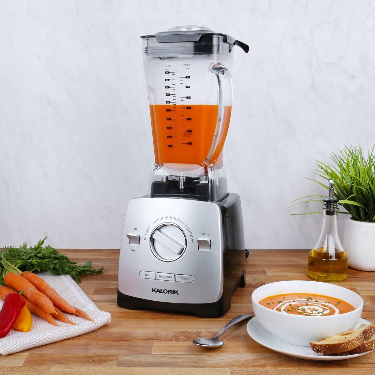 Kalorik® 1800W High-Powered Blender, Silver