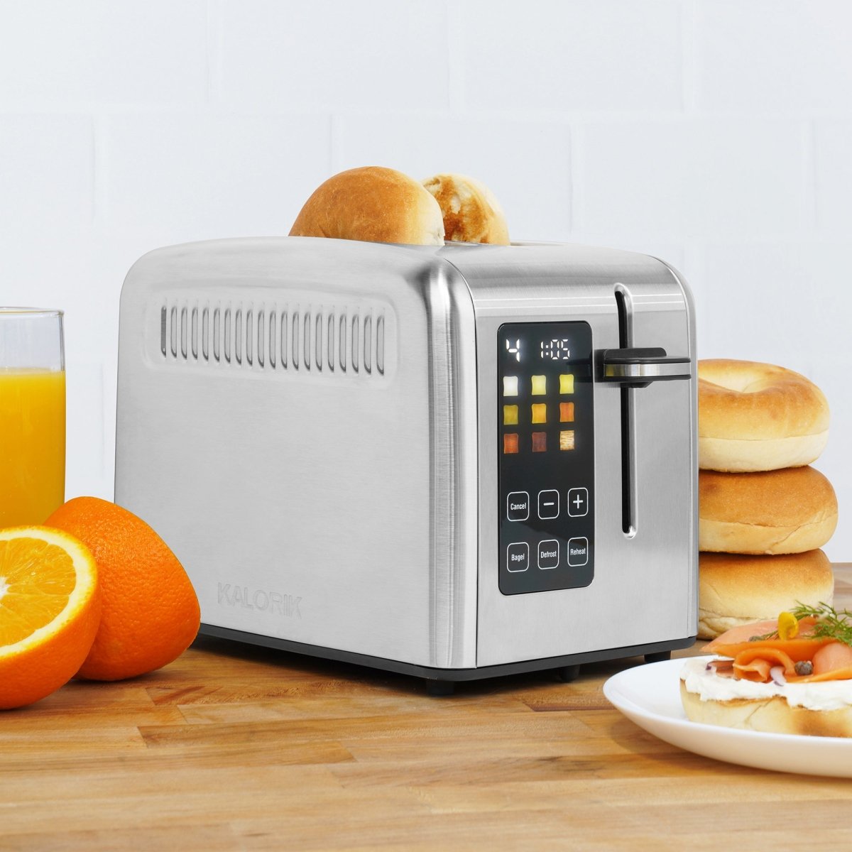 Kalorik® 2 Slice Rapid Toaster with LCD Display
