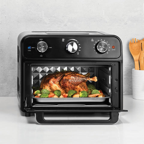 Kalorik SS 26qt Air Fryer Oven Roaster Broiler Grill Rotisserie toaster  warmer 848052006874