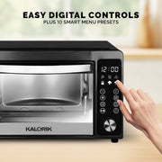 Kalorik® 22 Quart Touchscreen Air Fryer Toaster Oven, Black