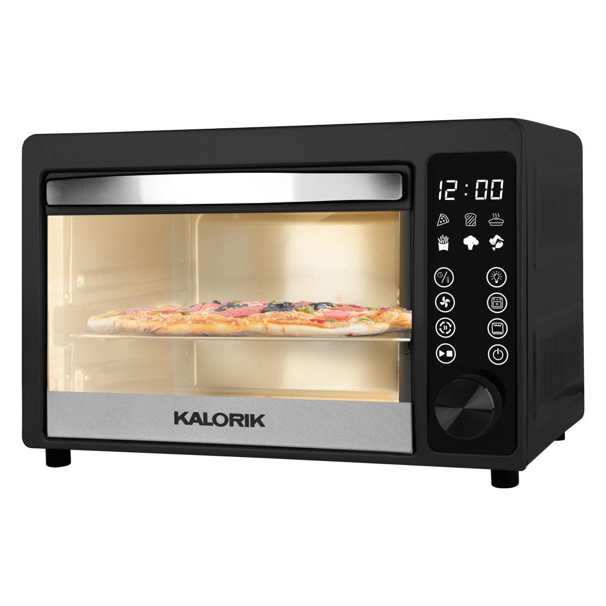 Kalorik® 22 Quart Touchscreen Air Fryer Toaster Oven, Black