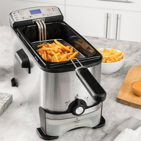 Kalorik® 3.2 Quart Digital Deep Fryer with Oil Filtration, Stainless S