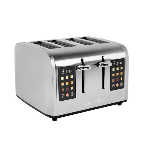 Kalorik Stainless Steel 4-Slice Long-Slot Toaster