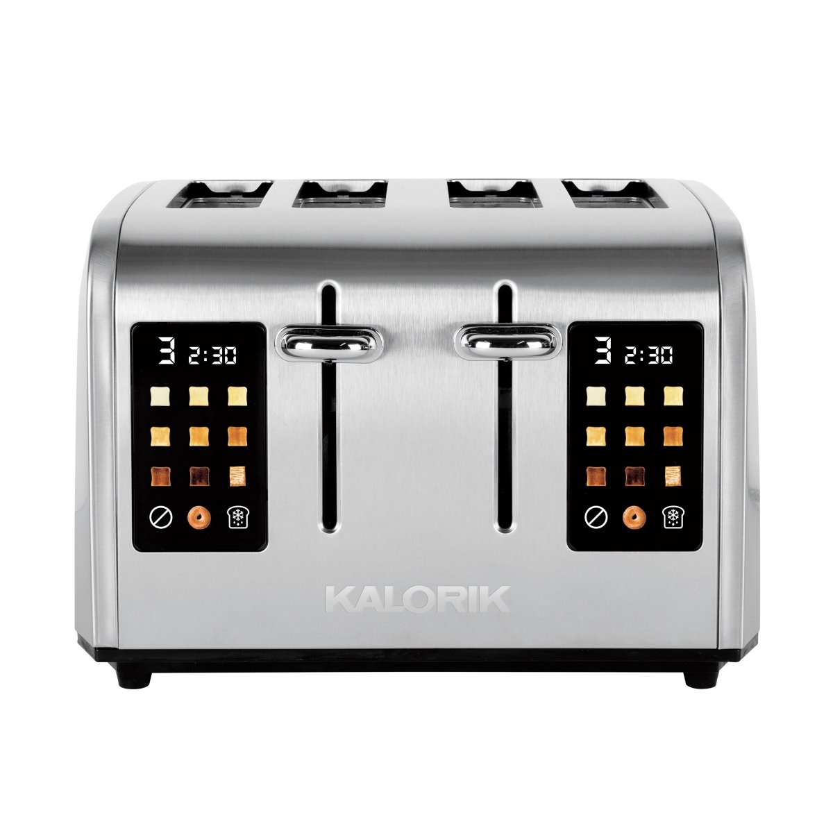 Kalorik® 4Slice Toaster with Full Touch Screen Shade Selector