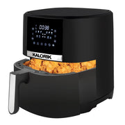 Kalorik 5 Quart Air Fryer with Ceramic Coating and Window, New, 13.5 in