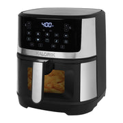 Kalorik® 5-Quart Touchscreen Air Fryer with Window, Stainless Steel