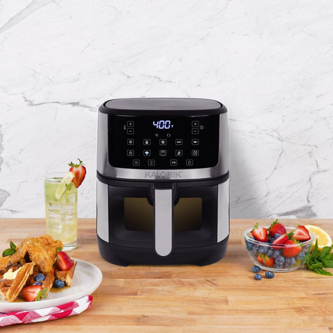 See the Difference w/Kalorik® NEW! 5Qt Touchscreen Air Fryer w/Window