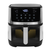 Kalorik® 5-Quart Touchscreen Air Fryer with Window, Stainless Steel