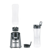 Kalorik Personal Blender with 2 Tritan Bottles, Stainless Steel