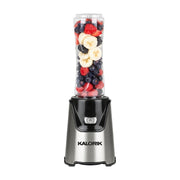 Kalorik Personal Blender with 2 Tritan Bottles, Stainless Steel