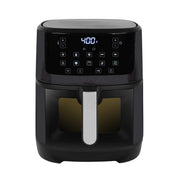 Kalorik® 7-Quart Touchscreen Air Fryer with Window, Black Steel