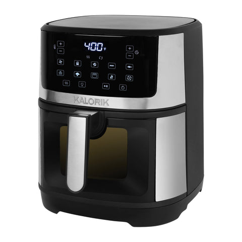 Kalorik® 7-Quart Touchscreen Air Fryer with Window, Stainless Steel