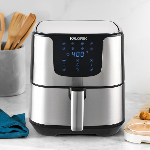 Kalorik® 7 Quart XL Digital Air Fryer Pro, Stainless Steel