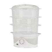 Kalorik 9 Quart 3-Tier Food Steamer, White