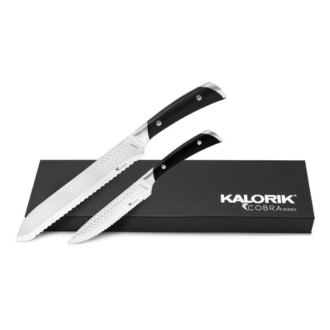 Kalorik Cobra Series 8" Bread Knife and 5" Utility Knife Set