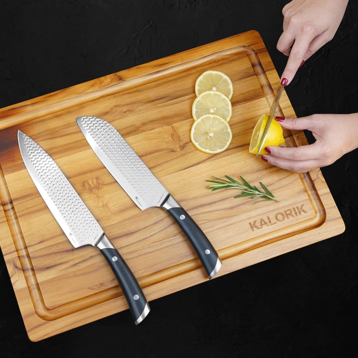 Kalorik Cobra Series 8-Piece Knife Block Set