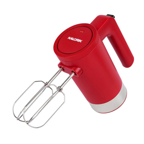 Kalorik® Cordless Electric Hand Mixer, Red