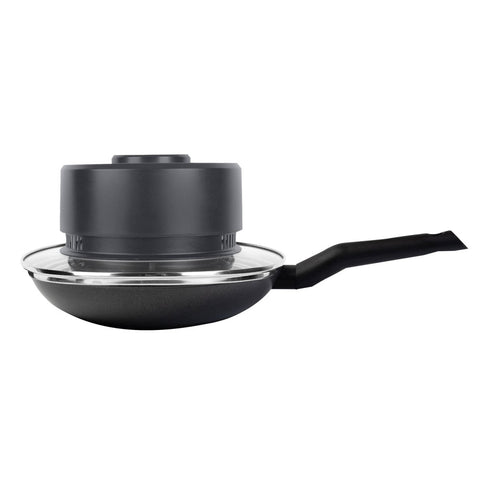 Kalorik Digital Universal Air Fryer Lid, Black and Red