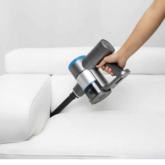 Kalorik Home 2-in-1 Cordless Cyclone Vacuum Cleaner, Blue and Silver