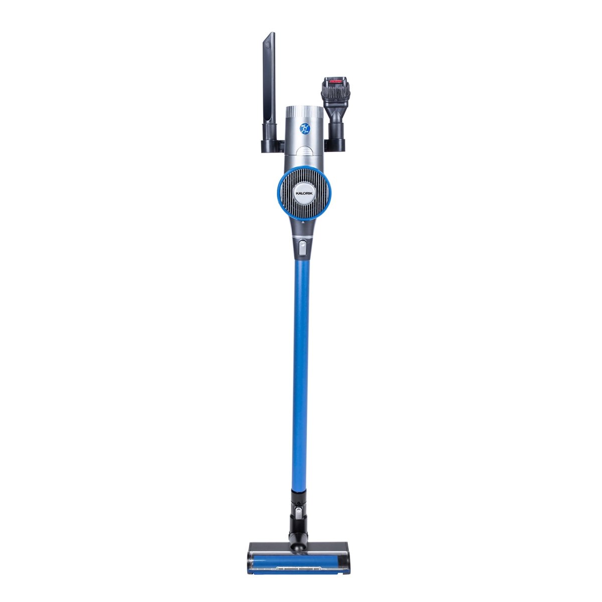 Kalorik® Home 2-in-1 Cordless Cyclone Vacuum Cleaner, Blue and Silver