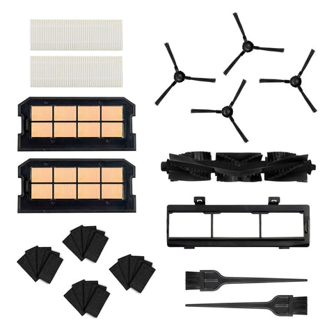 Kalorik® Home 30-Piece 3-Arm Brushes Complete Refresh Kit for HUVI® Robot Vacuum R1