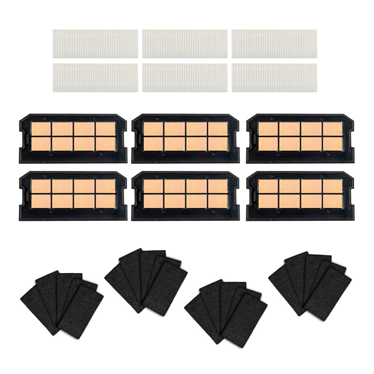 Kalorik® Home 32-Piece Filter and Aroma Pad Replenishment Set for HUVI Robot Vacuum