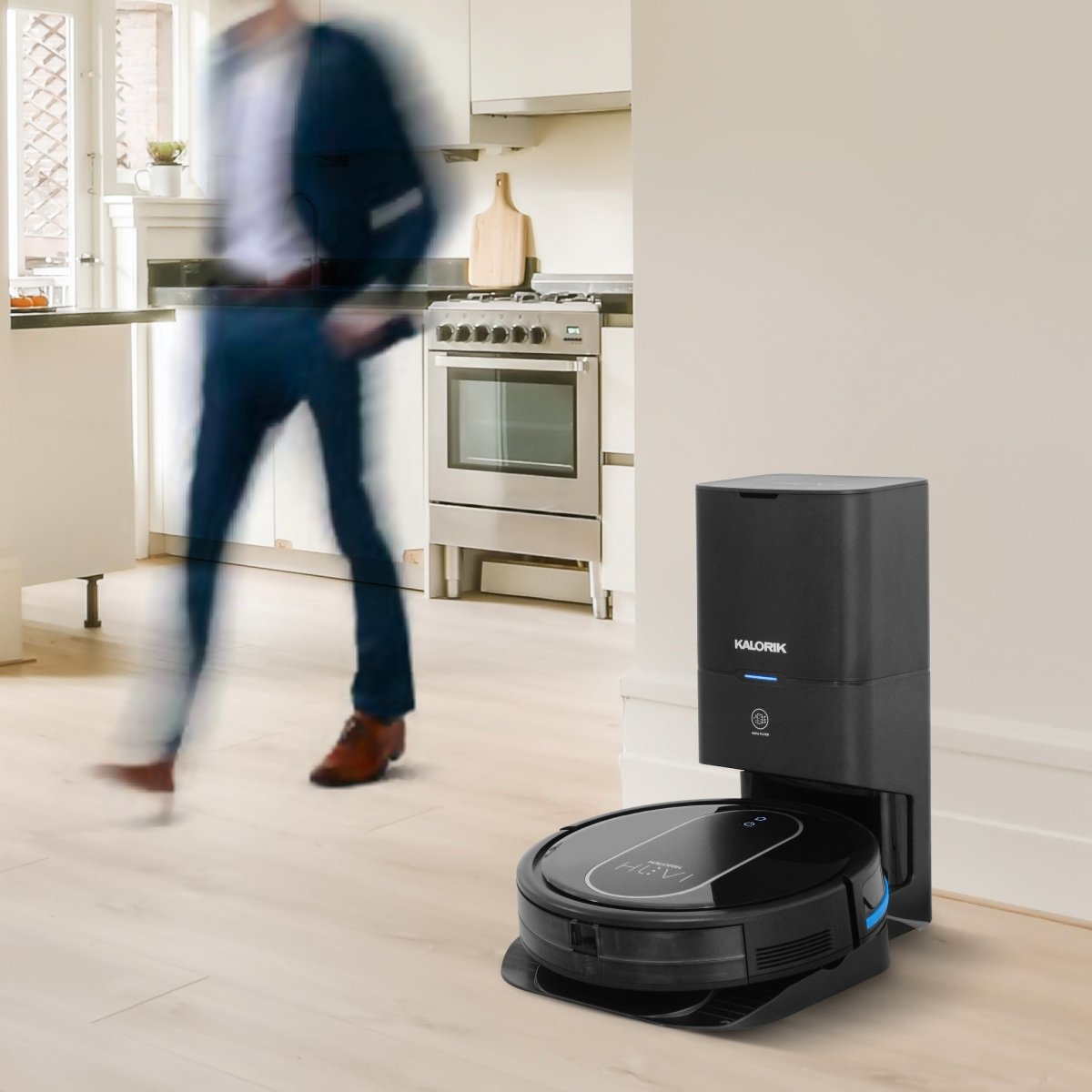 Kalorik HUVI® Robot Vacuum R1 + Self-Emptying Station