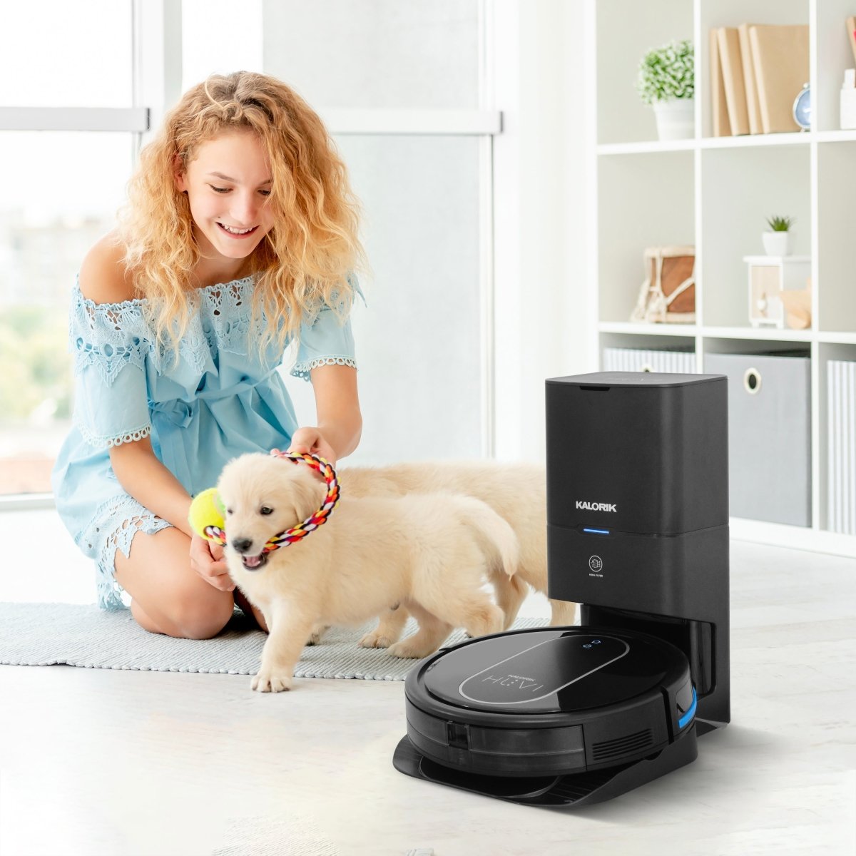 Kalorik HUVI® Robot Vacuum R1 + Self-Emptying Station