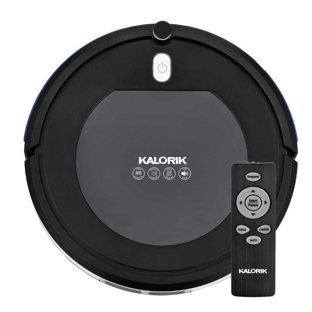 Kalorik® Home Ionic Pure Air Robot Vacuum, Black and Gray