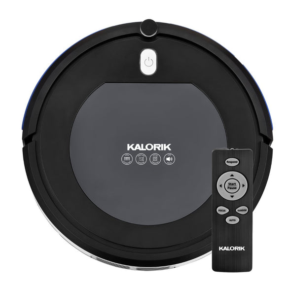Kalorik® Home Ionic Pure Air Robot Vacuum, Black and Gray